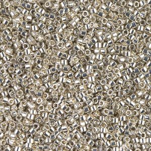 DB0035: Galvanized Silver 11/0 Miyuki Delica Bead
