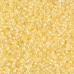 DB0053 Lt Yellow Lined 11/0 Miyuki Delica Bead