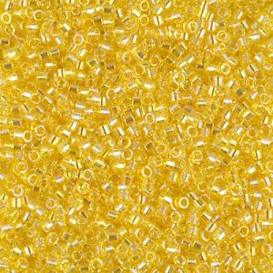 DB0171 Tr Yellow AB 11/0 Miyuki Delica Bead