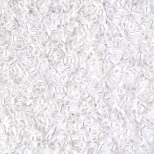 DB0201 White Pearl Ceylon 11/0 Miyuki Delica Bead