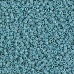 DB0375 Matte Op Turquise Blue Luster 11/0 Miyuki Delica Bead