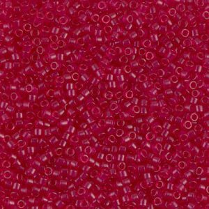 DB0775 Dyed SF Tr Scarlet 11/0 Miyuki Delica Bead