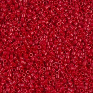 DB0791 Dyed SF Op Bright Red 11/0 Miyuki Delica Bead