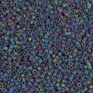 DB0871 Matte Black AB 11/0 Miyuki Delica Beads