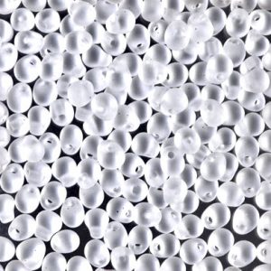 DP-131F Matte Crystal Miyuki 3.4mm Drop Bead