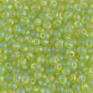 DP-143FR Tr Chartreuse AB Miyuki 3.4mm Drop Bead