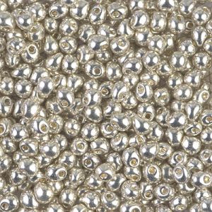 DP-181 Galvinised Silver Miyuki 3.4mm Drop Bead