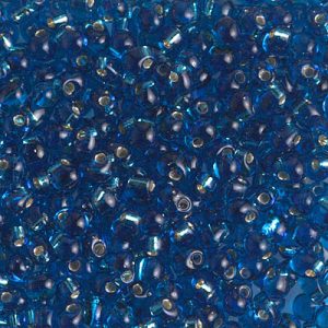 DP-25 Silverlined Capri Blue Miyuki 3.4mm Drop Bead