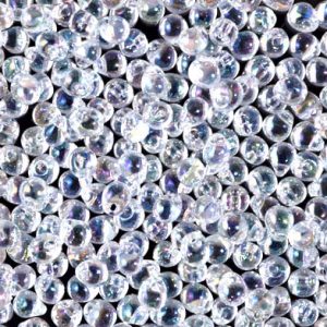 DP-250 Crystal AB Miyuki 3.4mm Drop Bead