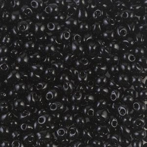 DP-401 Black Miyuki 3.4mm Drop Bead