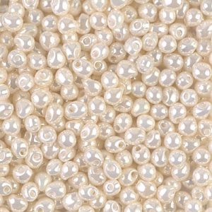 DP-421-D Cream Ceylon Miyuki 3.4mm Drop Bead
