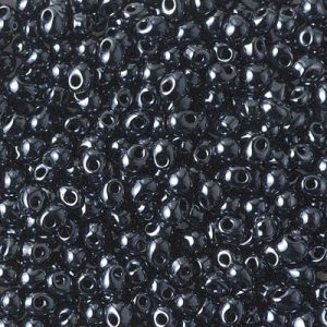 DP-451 Gunmetal Miyuki 3.4mm Drop Bead