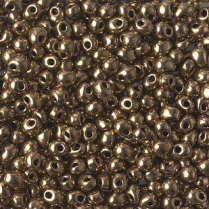 DP-457 Metallic Dark Bronze Miyuki 3.4mm Drop Bead