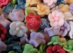 Flower Bead 12mmx9mm (mix of 10)