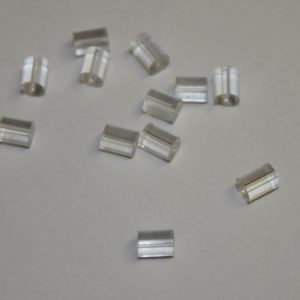 Earring Backs Plastic Small Clear (20 per pack)