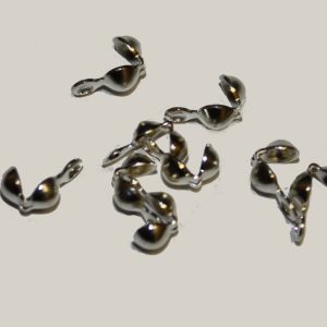 Calottes Fused Loop Silver Plated (20 per pack)