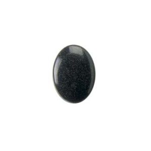 Cabochon Goldstone Blue 14x10mm