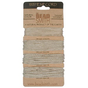 Hemp Card Natural Assorted Sizes