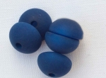 Polaris Half Bead Blue 10mm x 5mm high PL035