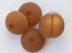 Polaris Half Bead Topaz 10mm x 5mm high PL040