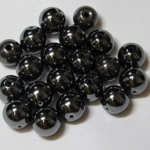 Hematite 10mm Round Bead (x1)