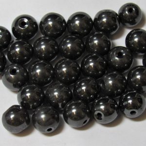 Hematite 8mm Round Bead (x1)