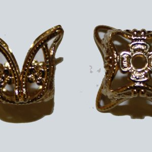 Gold Flower Cup Square