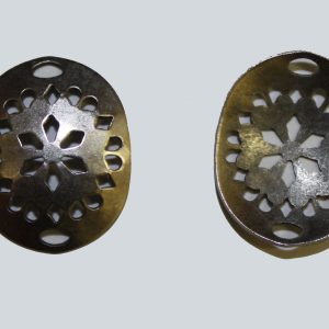 Oval Shield Silver