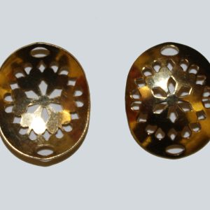 Oval Shield Gold