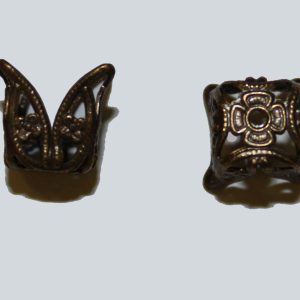 Small Flower Cup Filigree Bronze
