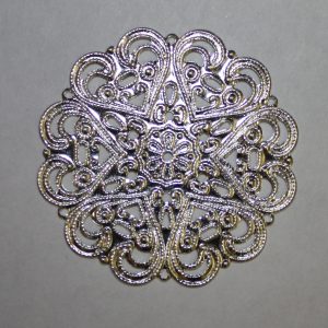 42mm Round Filigree Motif