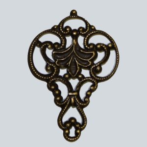 Filigree Chandelier Brass