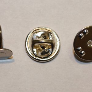 Clutch Pin/Tie Pin Silver Plated (1 per pack)