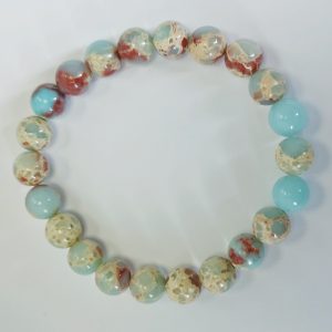 J1. Impression Jasper Elasticated Bracelet (1 piece)