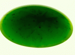 Acrylic Faux Cabochon Jade Colour 48x30mm (1 piece)