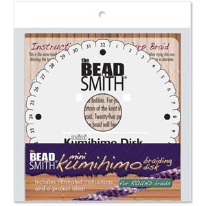 Kumihimo Braiding Disk - Mini for Round Braids