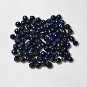 Lapis Lazuli 4mm Round Bead (x1)