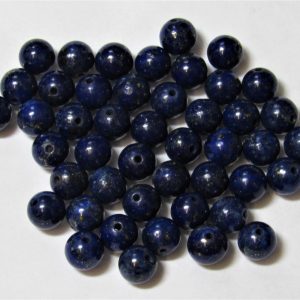 Lapis Lazuli 6mm Round Bead (x1)