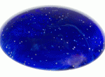 Acrylic Faux Cabochon Cobalt 48x30mm (1 piece)