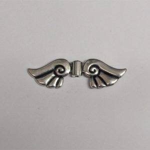 Angel Wing Large 45mm Silver Plated (1 piece)