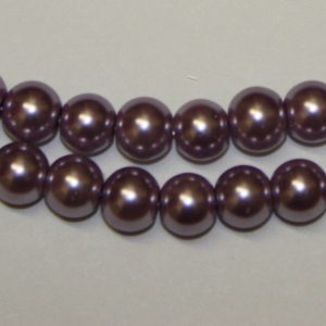 Glass Pearls Lilac 10mm