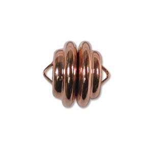 Magnetic Clasp 11x11mm Copper Plated (1 set)