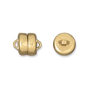 Magnetic Clasp 6mm Gold Plated (1 set)