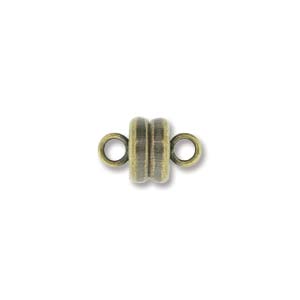 Magnetic Clasp 6mm Antique Brass Plated (2 sets)