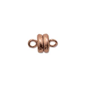 Magnetic Clasp 6mm Copper Plated (2 sets)
