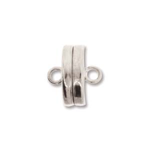 Magnetic Clasp 10mm Silver Plated (1 set)