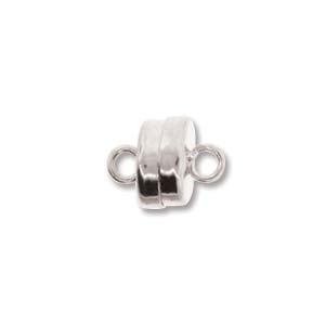 Magnetic Clasp 7mm Silver Plated (1 set)