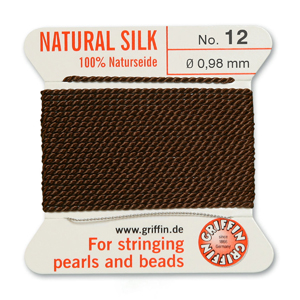 Natural Silk Size 12 - Brown (2 metres)