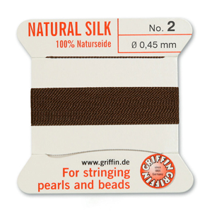 Natural Silk Size 2 - Brown (2 metres)