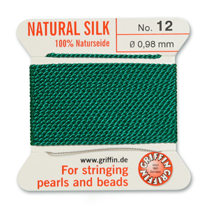 Natural Silk Size 12 - Green (2 metres)